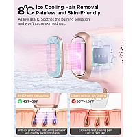 Innza Laser Hair Removal With Ice Cooling Care Function For Women Permanent 999 999 Flashes Painless Ipl Hair Remover Hair Remo