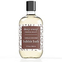 Deep Steep Bubble Bath 17Oz Vanilla Coconut