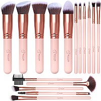 Makeup Brushes Makeup Brush Set 16 Pcs Bestope Pro Premium Synthetic Foundation Concealers Eye Shadows Make Up Brushes Set Ma