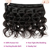 Selina Hair 12A Brazilian Body Wave Bundles Human Hair Bundles 4 Bundles14 16 18 20 Inch 300G Remy Hair Unprocessed Human Hair