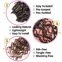 Fulcrum Goddess Locs Crochet Hair 12 Inch 8 Packs New Faux Locs Crochet Hair For Black Women Crochet Locs With Curly Ends 12I