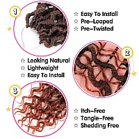 Fulcrum Goddess Locs Crochet Hair 12 Inch 8 Packs New Faux Locs Crochet Hair For Black Women Crochet Locs With Curly Ends 12I