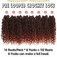 Fulcrum Goddess Locs Crochet Hair 12 Inch 8 Packs New Faux Locs Crochet Hair For Black Women Crochet Locs With Curly Ends 12I