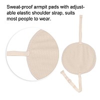 Underarm Sweat Pads Reusable Cotton Absorbent Pads Armpit Sweat Guard Cover Sweat Absorbent Pads Skin