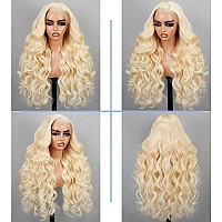 613 Blonde Lace Front Wig Human Hair 13X4 Hd Transparent Lace Frontal Wig For Women Gluelesswigs Human Hair Pre Plucked 180 Den