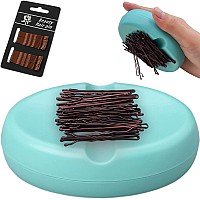 Magnetic Hair Clip And Sewing Pin Holder Cushion With 24 Bobby Pins