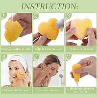 Sieral 120 Pcs Compressed Facial Sponges With Container Face Sponge Disposable Sponge Pads For Washing Face Cleansing Exfoliatin