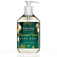 Deep Steep Liquid Hand Wash 176 Ounces Peppermint Vanilla