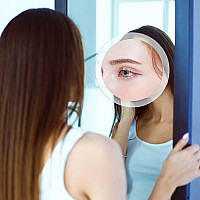 Miyadiva Magnifying Mirror 25X Magnifying Mirror Suction Cup For Easy Mounting Use For Magnifying Makeup Mirror 25X Travel Ma