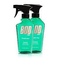 Bod Man Fragrance Body Spray, Fresh Guy, 8 Fl Oz (Pack Of 2)