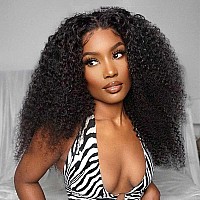 Isee Hair Hd Lace Front Wigs Human Hair Kinky Curly Wigs Wear Go Glueless Lace Wigs For Women No Glue 4X6 Lace Pre Cut Wig Hum