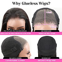 Isee Hair Hd Lace Front Wigs Human Hair Kinky Curly Wigs Wear Go Glueless Lace Wigs For Women No Glue 4X6 Lace Pre Cut Wig Hum