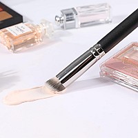 Mogilan Concealer Brush Under Eye Nose Contour Brush For Concealing Blending Buffing With Powder Liquid Cream Cosmetics Full Cov