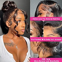 Aaliweya 360 Body Wave Lace Front Wigs Human Hair Hd Full Lace Frontal Wigs For Women Glueless 180 Density 360 Body Frontal Wigs