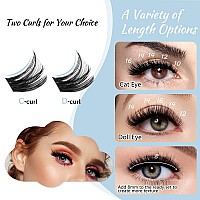 Lash Clusters 84 Pcs Cluster Lashes Eyelash Clusters Diy Cluster Eyelash Extensions Individual Lashes That Look Like Eyelash Ext