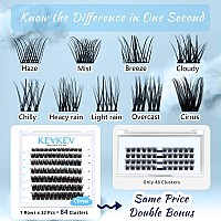 Lash Clusters 84 Pcs Cluster Lashes Eyelash Clusters Diy Cluster Eyelash Extensions Individual Lashes That Look Like Eyelash Ext