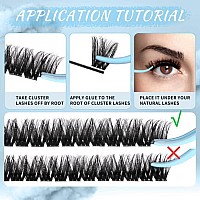 Lash Clusters 84 Pcs Cluster Lashes Eyelash Clusters Diy Cluster Eyelash Extensions Individual Lashes That Look Like Eyelash Ext