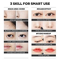 Thesaem Cover Perfection Concealer Pencil Non Comedogenic Spot Eraser Conceal Blemish Aging Spot Acnefreckle Multiuse Un