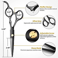 Professional Hairdressing Scissors Stainless Steel Barber Hair Cutting Scissors Straight Scissors Salon Tools For Mother Father