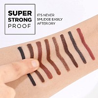 Thesaem Eco Soul Powerproof Super Slim Eyeliner Smudge Proof Gel Eyeliner Micro Precision Tip 2Mm Highly Pigmented Lon