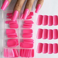 Lifextol 120Pc Square Press On Nails Medium Long Ballerina Fake Nail Full Cover Artificial Fingernails Acrylic False For Beginne