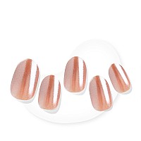 Dashing Diva Glaze Nail Strips Chocolate Glaze Works With Any Led Nail Lamp Long Lasting Semicured Gel Nail Strips Cont