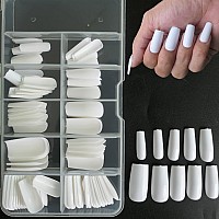 Lifextol 120Pc Square Press On Nails Medium Long Ballerina Fake Nail Full Cover Artificia Acrylic False Nail Art Square Fingerna