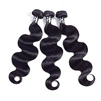 Cheeon Body Wave Bundles With Lace Frontal 16 18 2014 Frontal Human Hair 3 Bundles With 13X4 Lace Frontal 100 Unprocessed Br