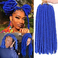 Xtrend 12 Inch 2 Packs Spring Twist Hair For Butterfly Faux Locks Crochet Braiding Hair Synthetic Fluffy Hair Extension For Blac