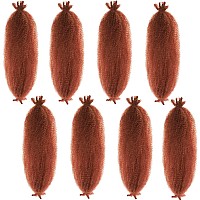 12 Inch Preseparated Springy Afro Twist Hair 8 Packs Prefluffy Natural Curls Are Perfect For Marley Crochet Hair Suitable For