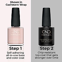 Cnd Vinylux Longwear Nude Nail Polish Gellike Shine Chip Resistant Color We Want Mauve 05 Fl Oz