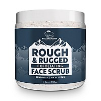 Wild Mountain Rough Rugged Face Scrub Micodermabrasion Mens Facial Scrub Face Scrub Exfoliating Face Wash Face Exfoliator