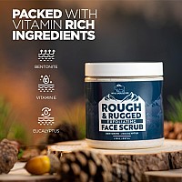 Wild Mountain Rough Rugged Face Scrub Micodermabrasion Mens Facial Scrub Face Scrub Exfoliating Face Wash Face Exfoliator