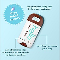 Hello Sweet Coconut Deodorant With Shea Butter For Women Men Aluminum Free Baking Soda Free Parabens Free 24 Hour Odor Pro