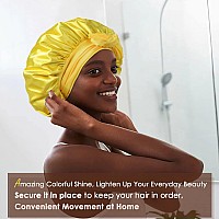 Yanibest Shower Cap For Women Reusable Waterproof