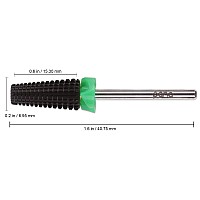 Pana 332 Shank 5In1 Nail Carbide Bit Triple Coarse Coarse Grit Dlc Black Two Way Rotate Use For Both Left And Right