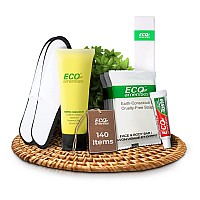 Eco Amenities 140 Piece Bulk Hotel Toiletries Set 30Ml Conditioning Shampoo 14G Bar Soap Boxed Toothbrush And Toothpaste 40