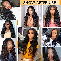 Tahikie U Part Human Hair Wig Body Wave 180 Density U Part Wig Brazilian Virgin Human Hair Wig For Black Women 10A Full Head Cl