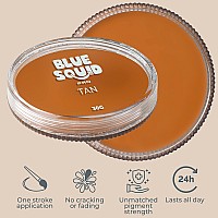 Blue Squid Pro Face Paint Classic Tan 30Gm Professional Water Based Single Cake Face Body Paint Makeup Supplies For Adult