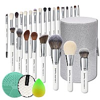 Bueart Design Pro Makeup Artist Deluxe Labeled Best Makeup Brushes Set Real Natural Goat Hair Horse Hair Professional Brush Set