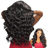 10A Loose Wave Bundles With Closure 100 Unprocessed Brazilian Virgin Human Hair 3 Bundles With 4X4 Lace Closure Free Part Loose