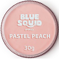 Blue Squid Pro Face Paint Pastel Peach 30Gm Professional Water Based Single Cake Face Body Paint Makeup Supplies For Adul