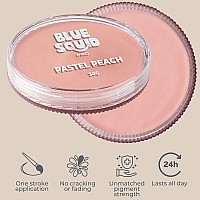 Blue Squid Pro Face Paint Pastel Peach 30Gm Professional Water Based Single Cake Face Body Paint Makeup Supplies For Adul