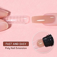 Gaoy Poly Gel 60G Nail Extension Gel Natural Nude Builder Gel Nail Enhancement Gel For Beginner Professional Nail Art Salon