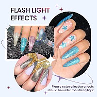 Supwee Reflective Cat Eye Gel Nail Polish Sparkling Holographic Magnetic Nail Polish Gel 9D Cateye Gel Polish Set 12 Colors With