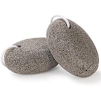 2Pcs Natural Foot Pumice Stone For Feet Borogo Lava Pedicure Tools Hard Skin Callus Remover For Feet And Hands Remove Dead Sk