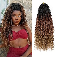 Liyate Goddess Locs Crochet Hair 18 Inch 6 Packs Faux Locs Crochet Hair For Black Women Pre Looped Soft River Locs Crochet Braid