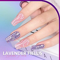 Gaoy Glitter Gel Nail Polish 16Ml Lavender Purple Sparkly Gel Polish Diamond Shiny Glitter Soak Off Uv Gel For Nail Art 1116