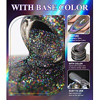 9D Cat Eye Gel Nail Polish Holographic Rainbow Nail Art Gel Polish 15Ml05Fl Oz Galaxy Shiny Nail Polish With Magnetic Stick