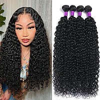 10A Water Wave Hair Bundles Brazilian Virgin Water Wave Human Hair Bundles 100 Unprocessed Wet And Wavy Human Hair Weave Bundle